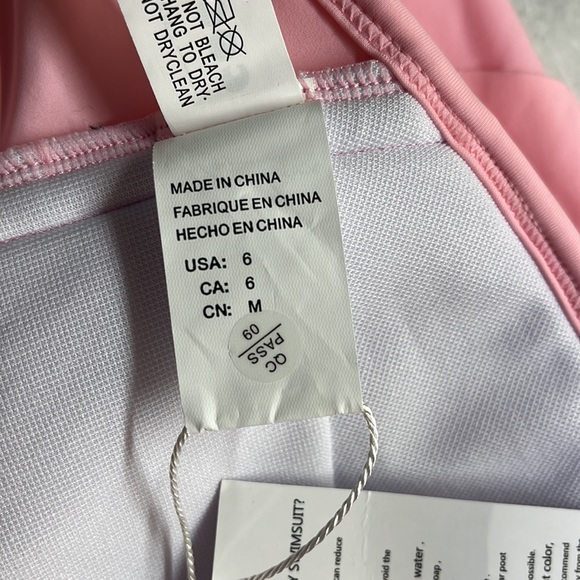 COCOSHIP Swim top NWT SIZE 6 Pink - Picture 5 of 9
